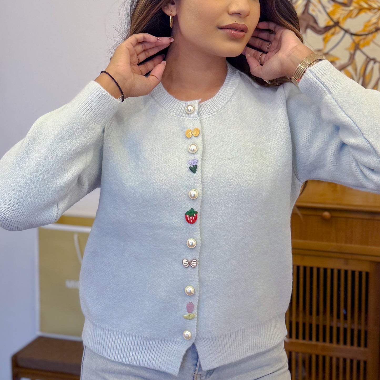 STRAWBERRY CARDIGAN