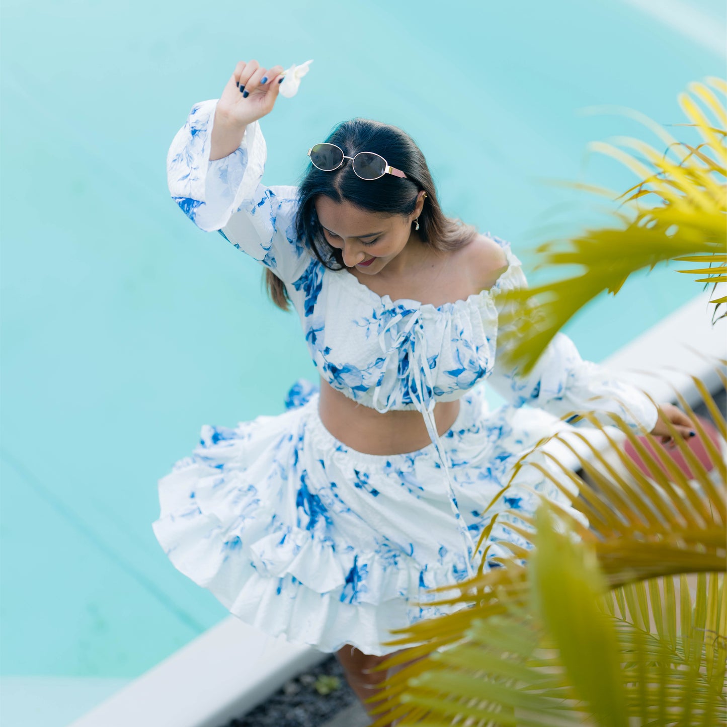 BLUE FLOWER SET